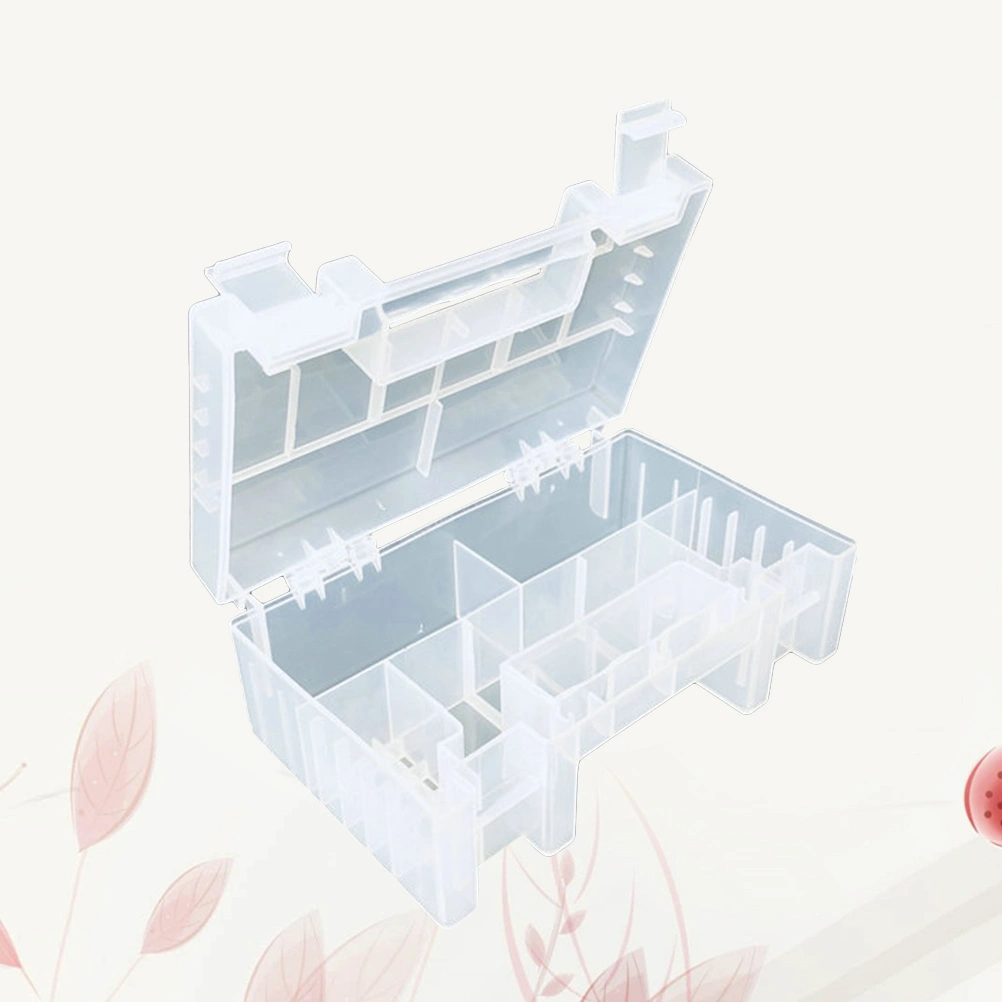 Multifunctional Plastic Transparent Battery Storage Holder Box No.5 No.7 18650 Battery Finishing Box