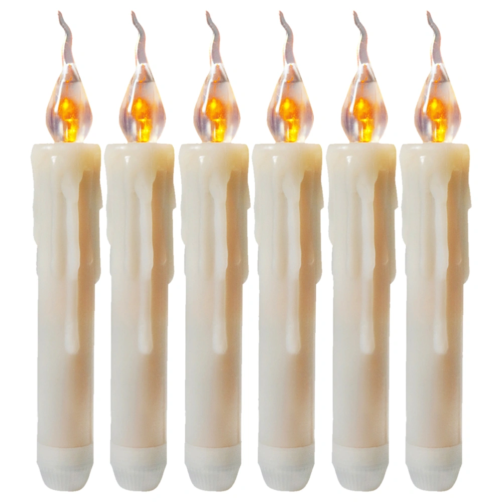 6Pcs LED Candle Light Festival Celebration Candle Lamp Party Night Light Decor