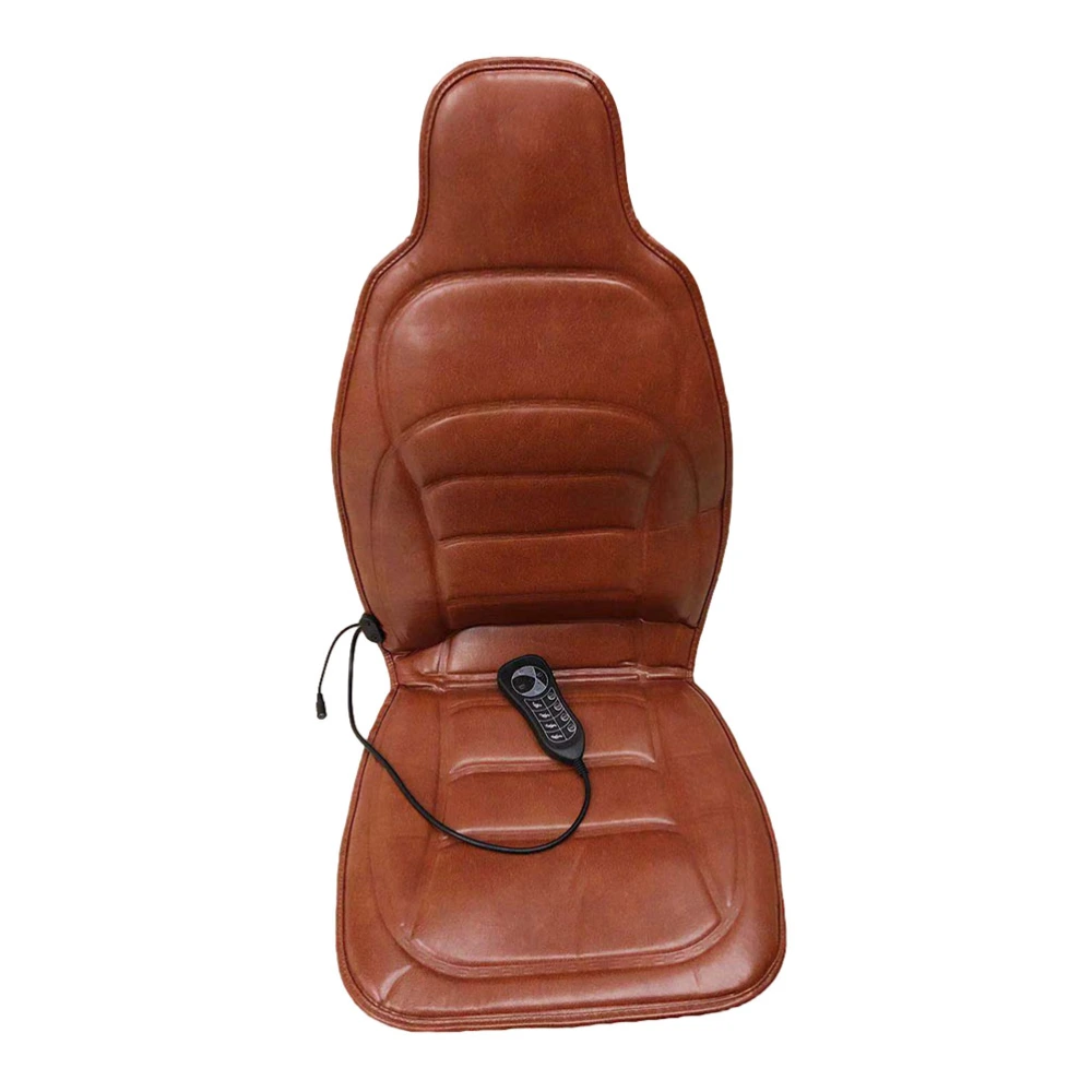 Multifunction Car Massage Cushion Massage Seat Cushion with Heat for Neck Shoulder Waist Thigh (Orange)