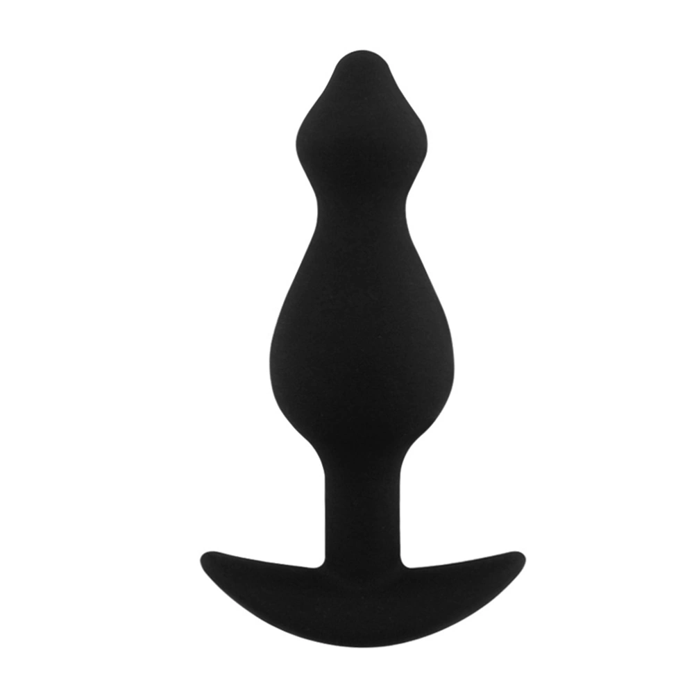 1Pc Silicone Anal Plug Spiral Beads Butt Plug Couple Flirting Toy Sex Toy