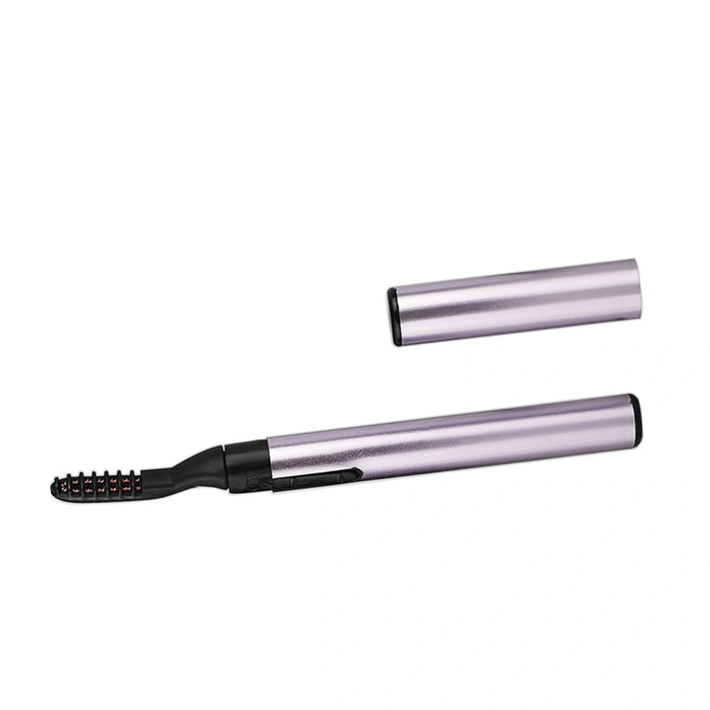 1pc Portable Electric Heated Eyelash Curler Long-lasting Eyelash Curler Pen for Women No Battery