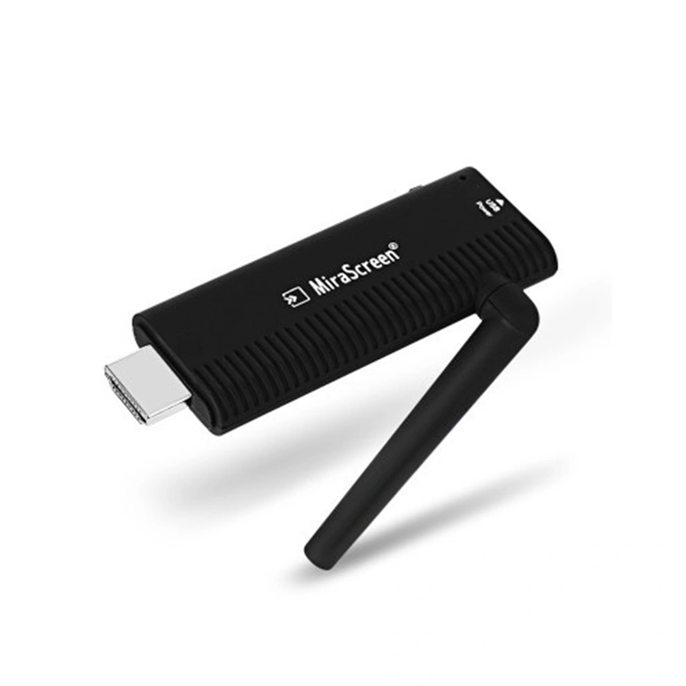 2.4GHz Wireless Display Receiver Wifi TV Stick 1080P Dongle Airplay DLNA Miracast for Android / iOS (Black)