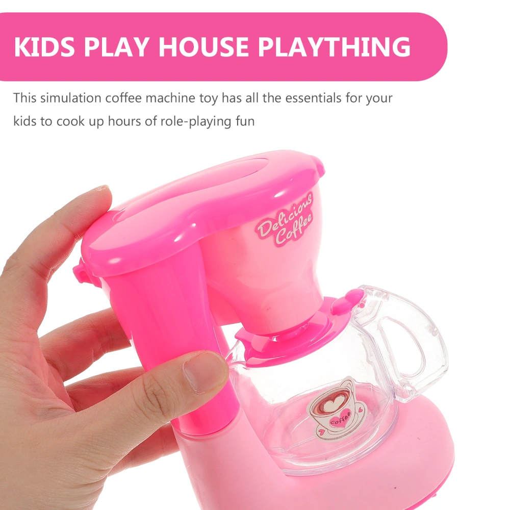 Mini House Coffee Machine Toy Simulation Kitchen Appliance Pretend Play Toy