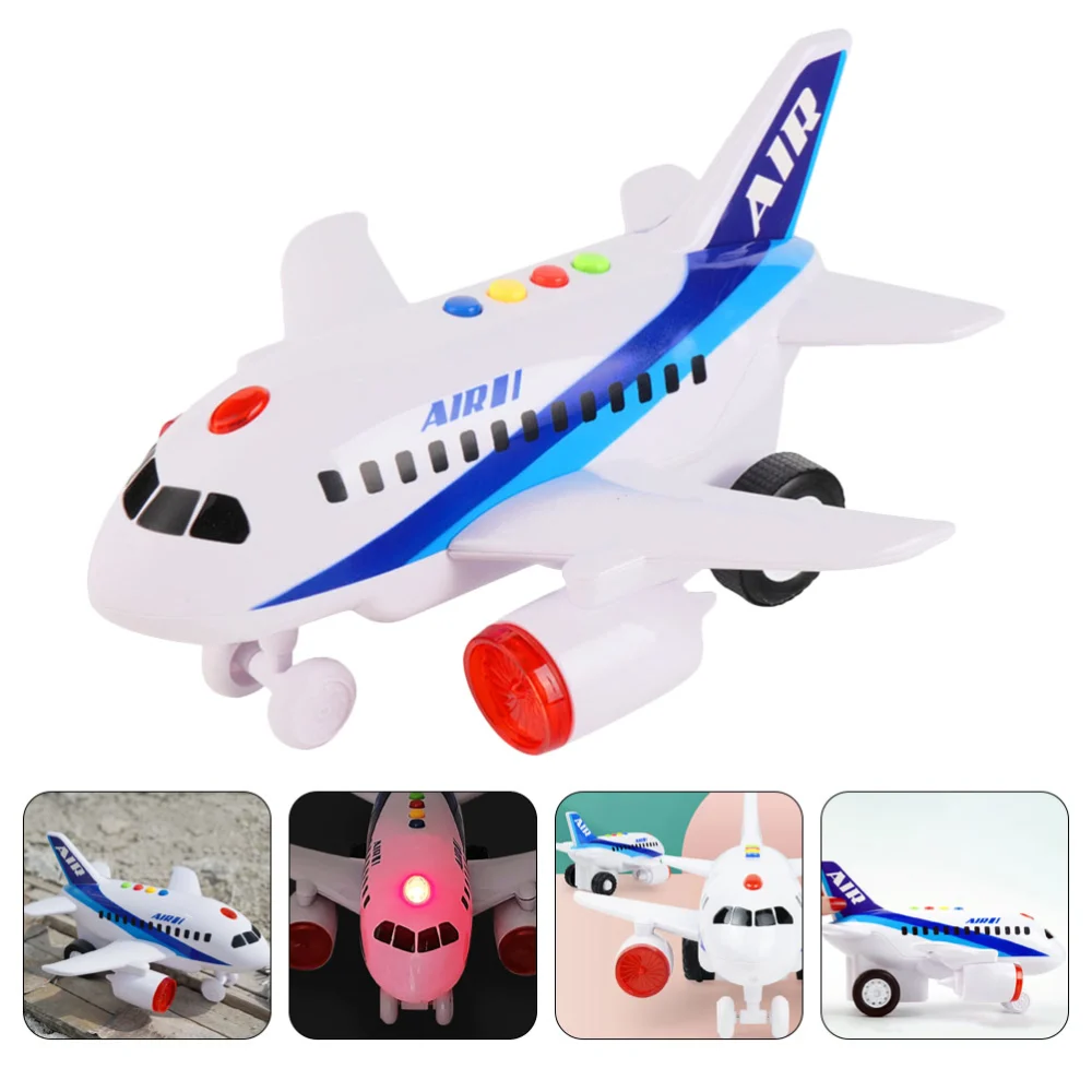 Baby Airplane Toy Electronic Moving Plane Development Toy Airplane Model