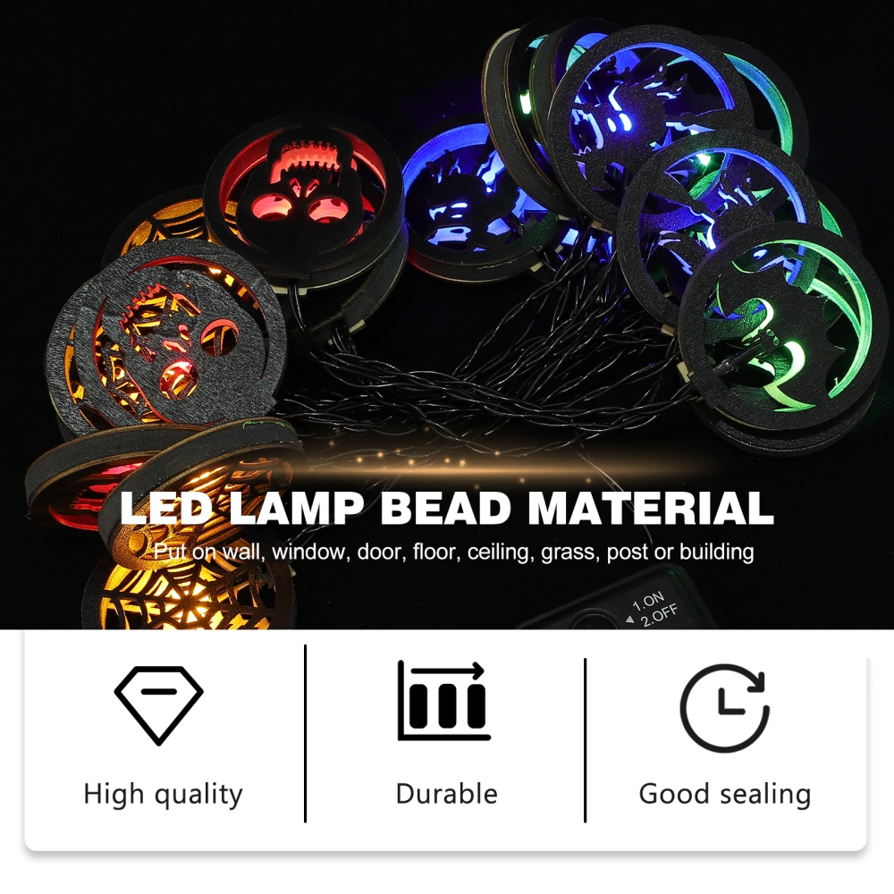 1Pc Battery Box Halloween Lamp String Creative Halloween Party String Light