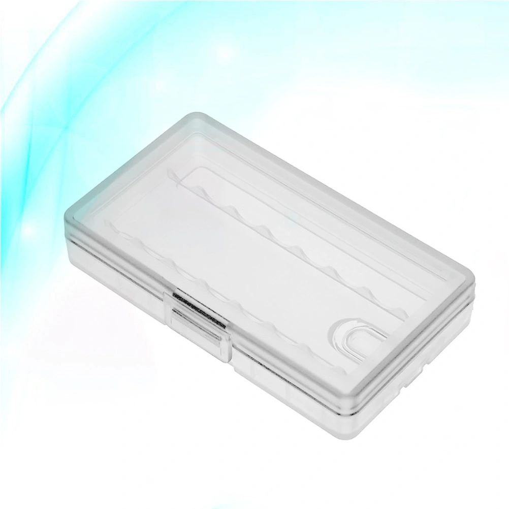Battery Storage Box Transparent Protective Battery Box No. 7 Battery Holder Cover Case (8 Capacity)