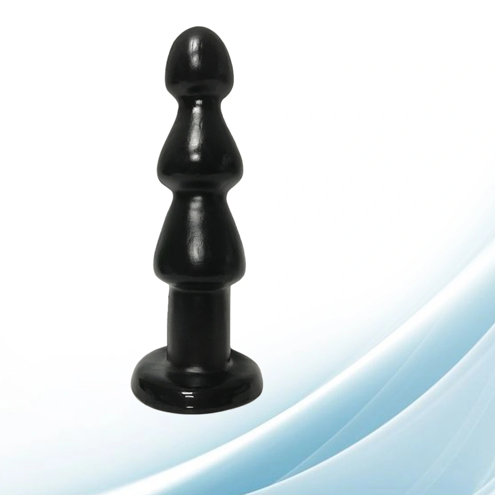 1PC PVC Anal Plug Butt Expanding Bead Anal Dilating Stick Sex Massage Toy Adult Supply for Women Black