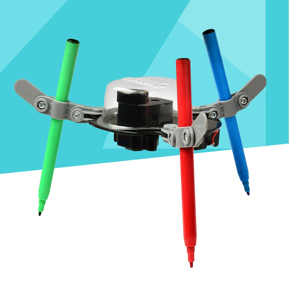 Creative Doodling Robot Kit DIY Auto Graffiti Drawing Machine Science Education Toys for Kids Teens