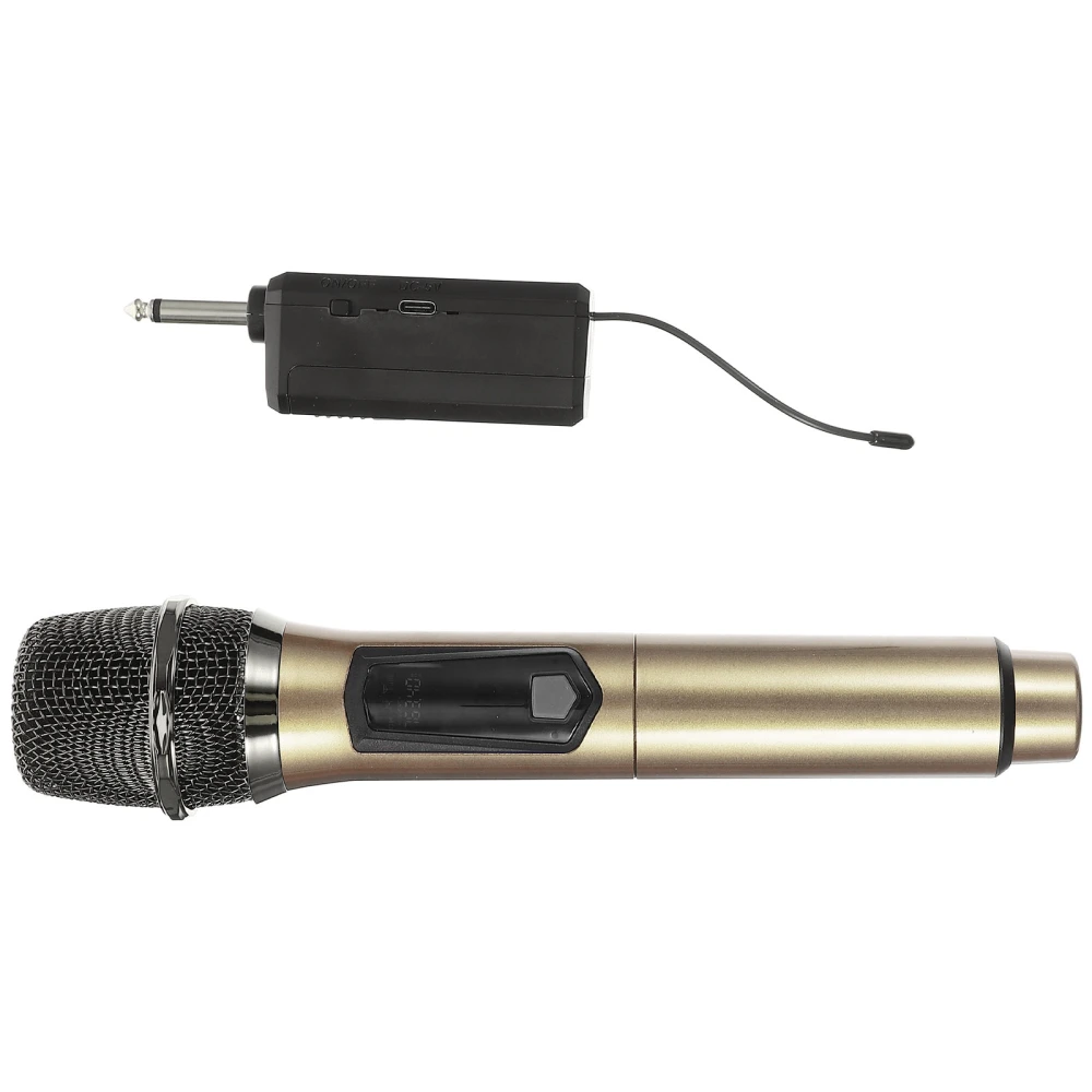 1 Set Wireless Microphone Handheld Singing Microphone Cordless Karaoke Music Microphone