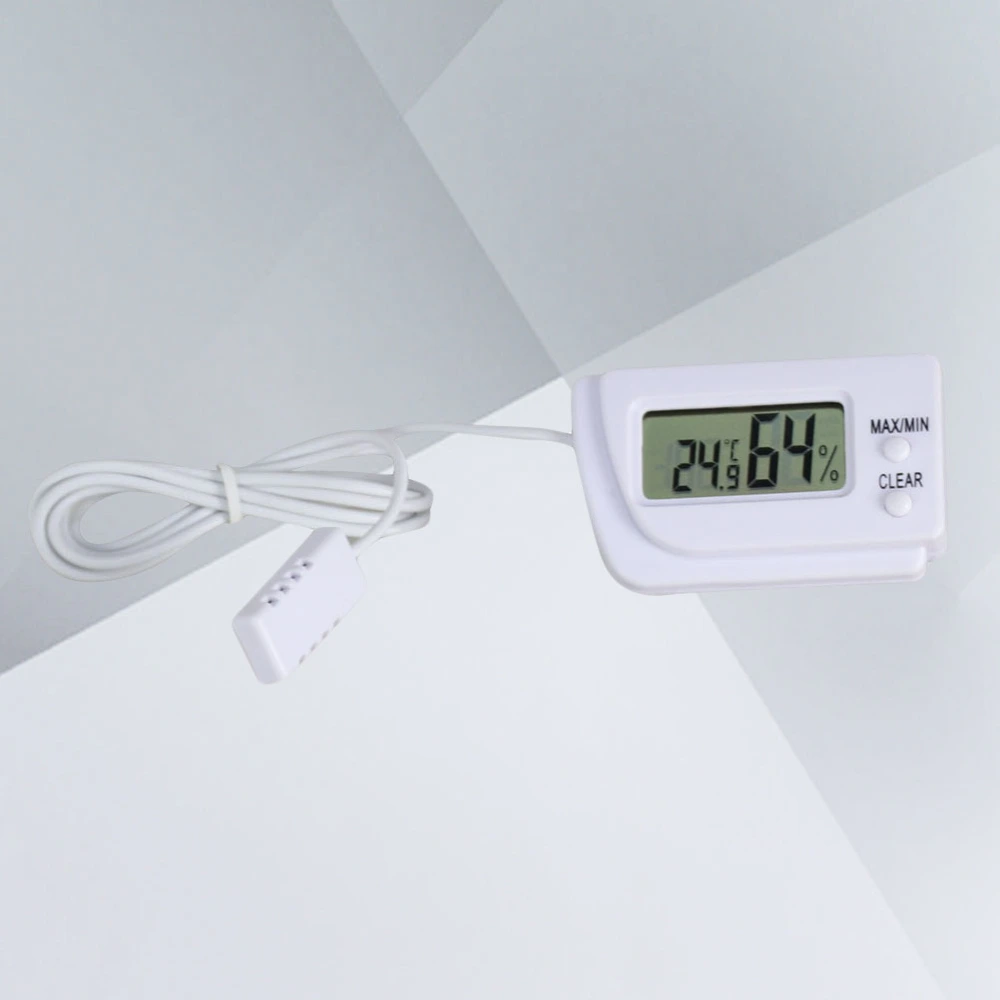 LCD Display Humidity Temperature Meter Hygrometer Pet Thermometer