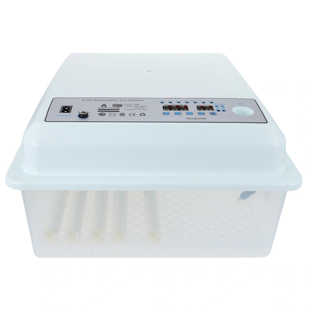 1pc Household Incubation Case 24 Slots Incubator Eggs Incubation Box Breeding Container with AU Plug (Dual Power)