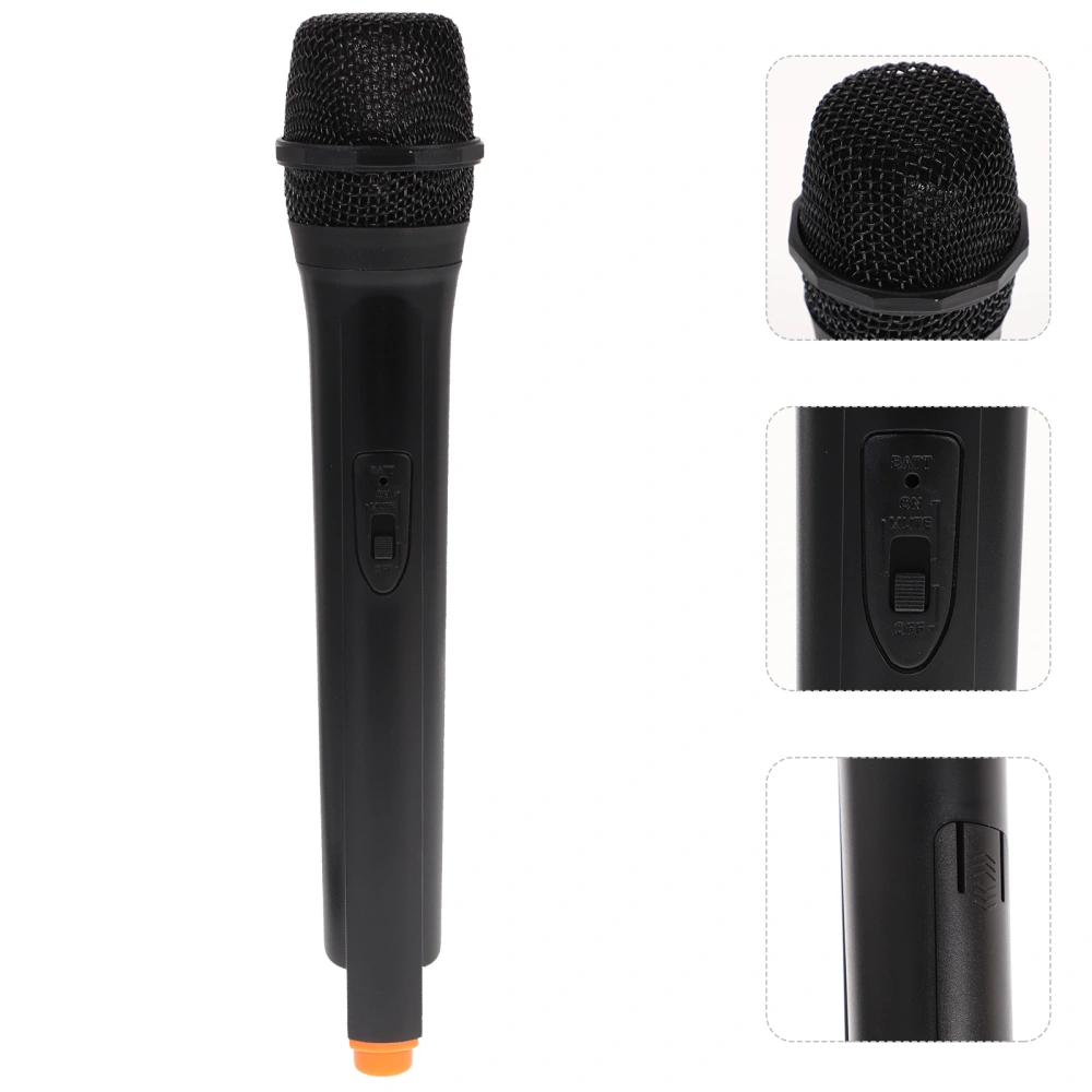 1PC High Simulated Microphone Prop Lip-synching Wireless Props Stage Performance Microphone Toy for Actor Kids Adults Use Style 2 Bottom Random Color