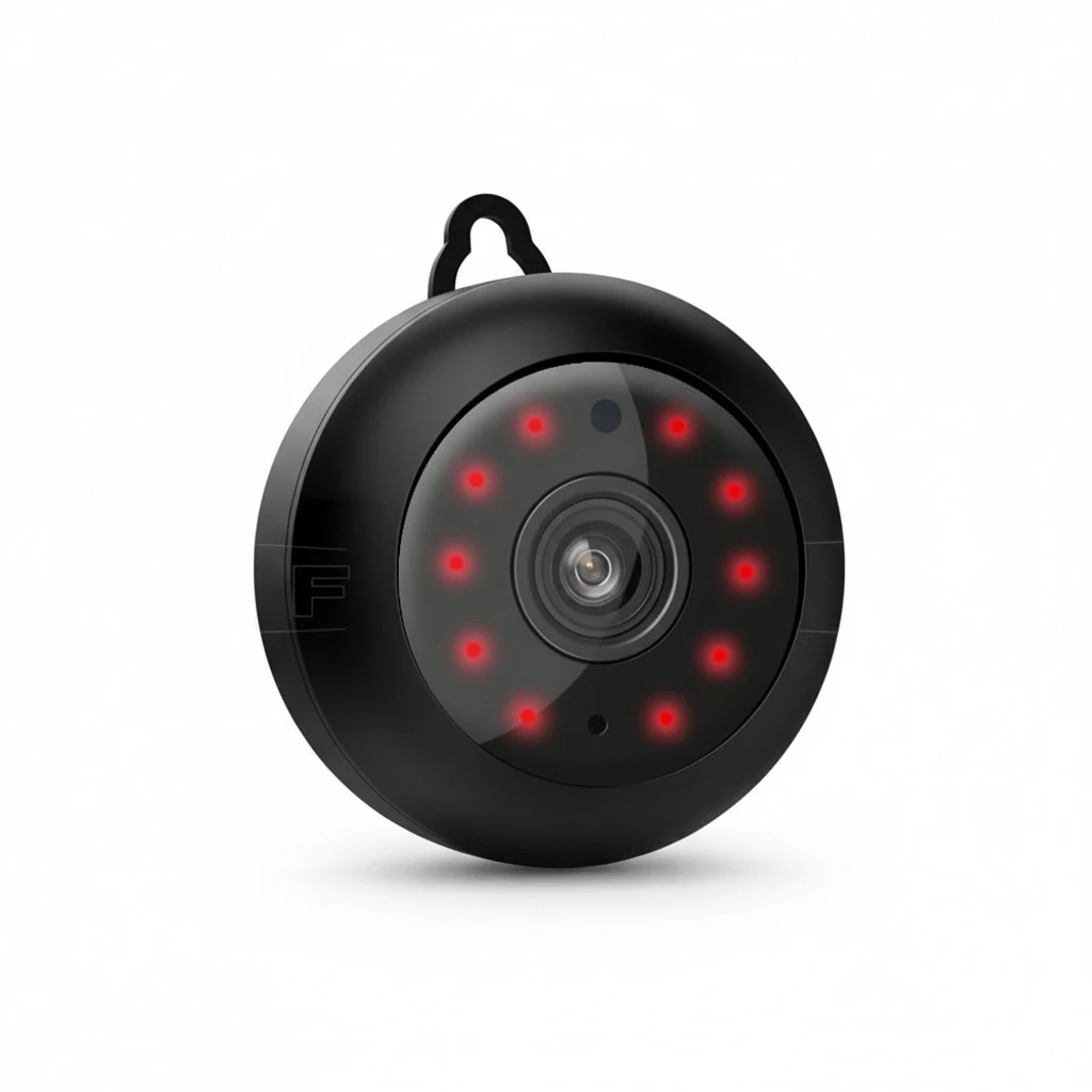 Mini Hook Type Camera WiFi Home Wireless Camera Wireless Indoor Recorder Camera for Home Office Security with EU Plug