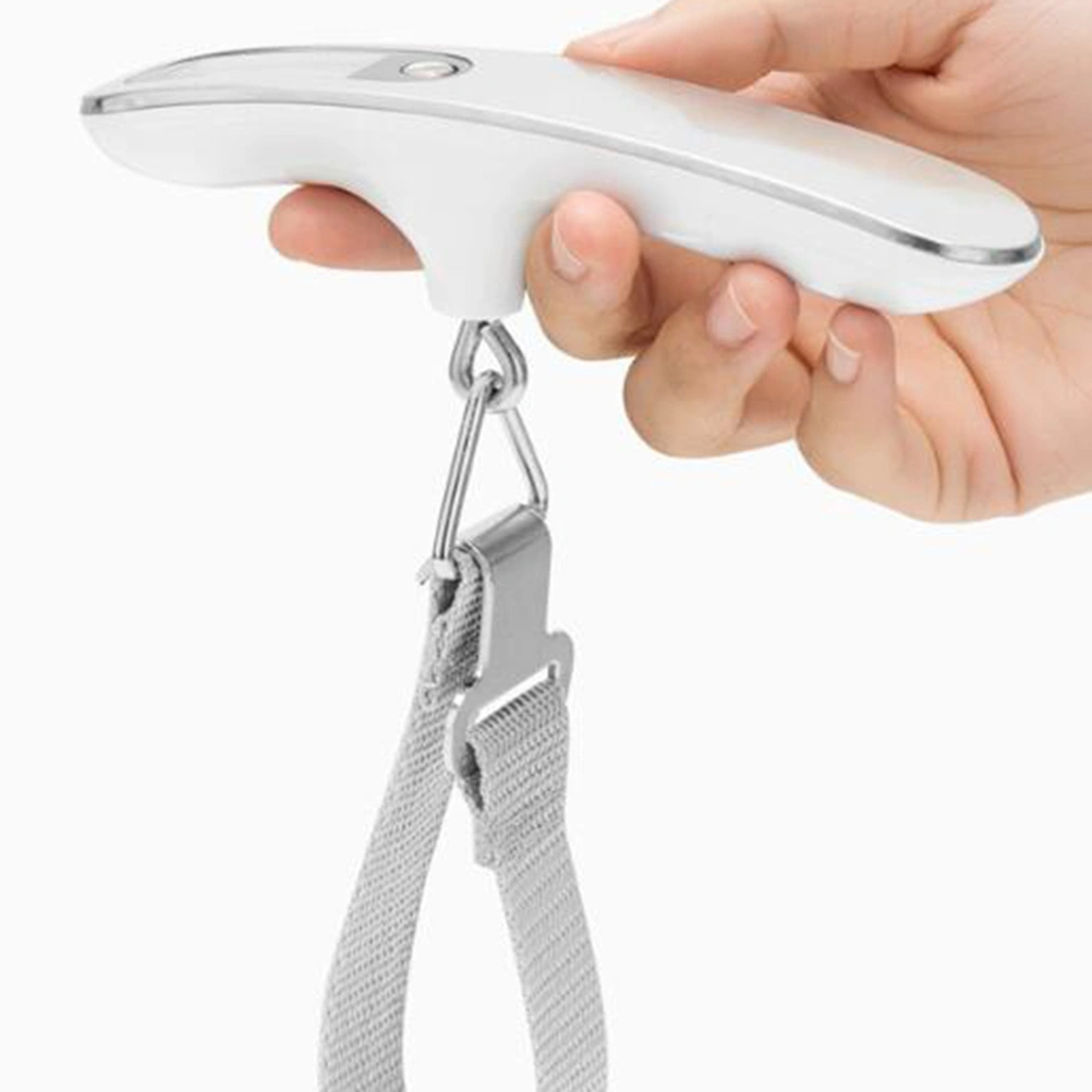 Luggage Scale Mini Electronic Scale Portable Household Hanging Digital Suitcase High Precision 50kg Luggage Scale with Battery