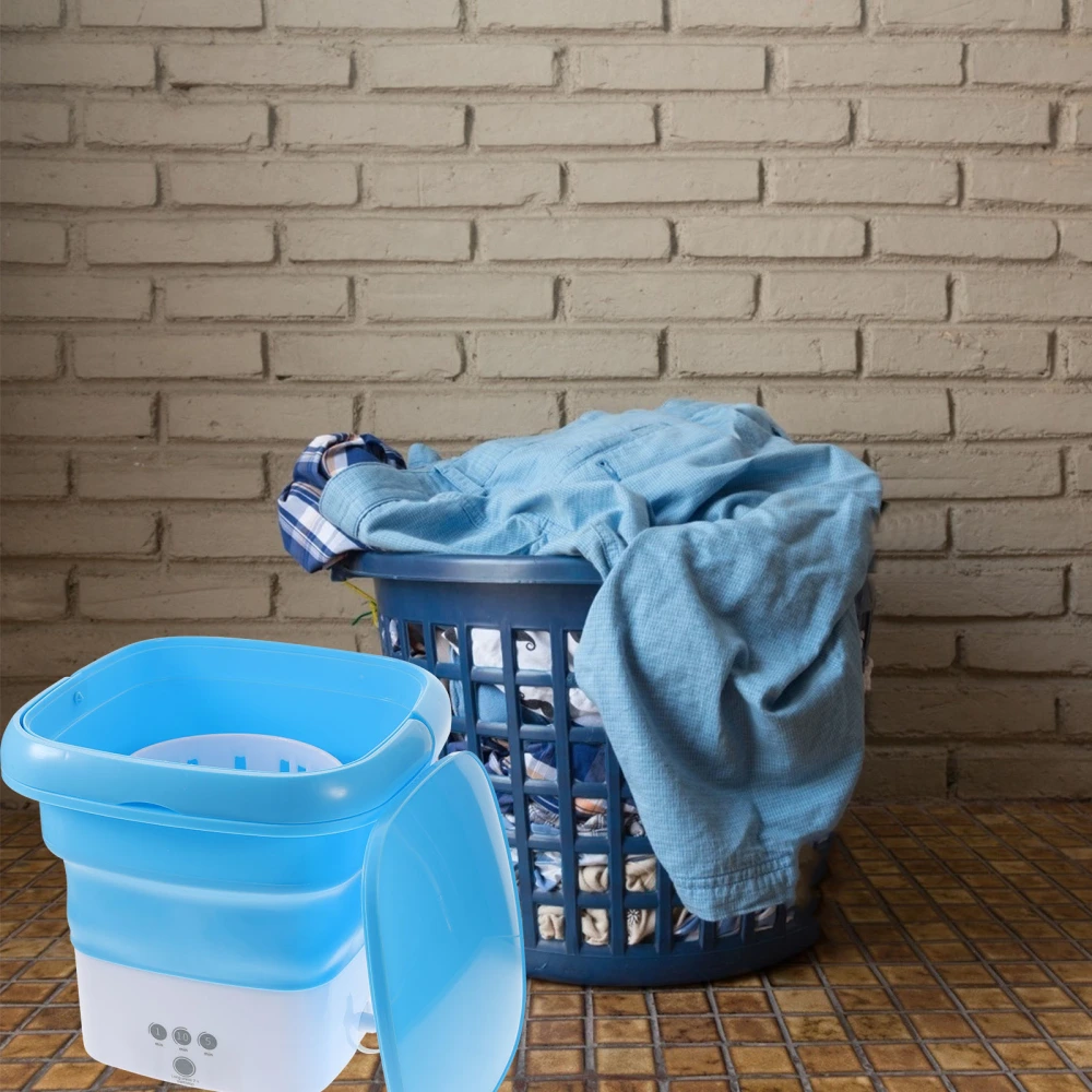 Portable Washing Machine 2.8L Foldable Washing Machine Underwear Washer Us Plug