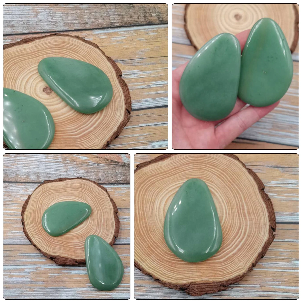 Natural Jade Scraping Board Massage Tools Natural Stone Eye Hot Compress Plate