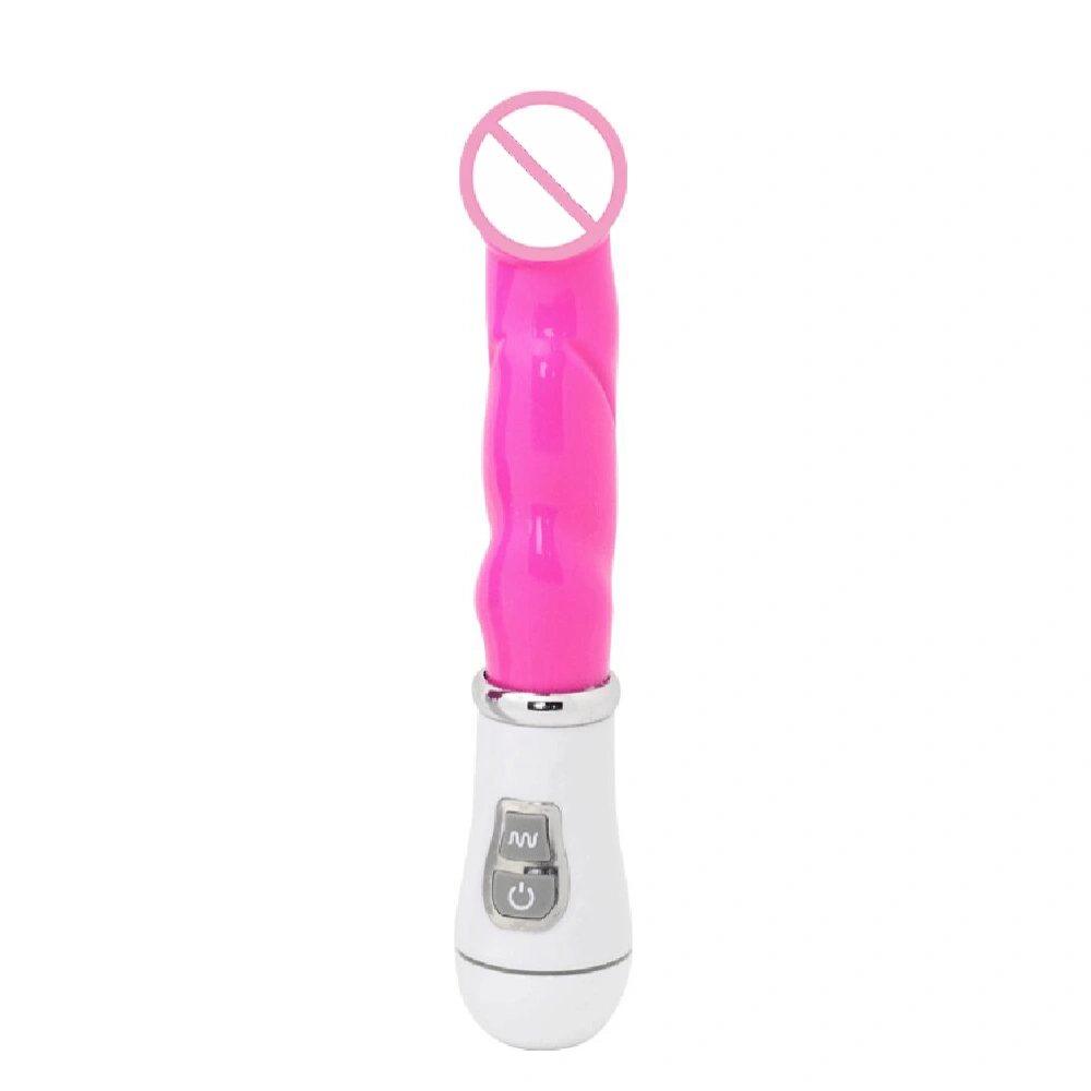 Electric Handheld Vibrator Portable Massager Quiet Vibration Tool Silicone Vibrating Sex Toy (Pink)