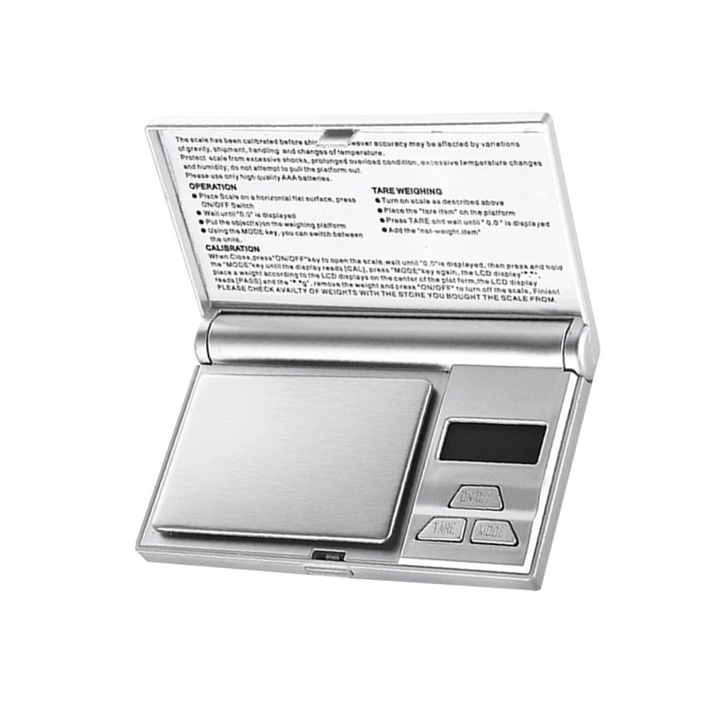 1pc Mini Electronic Scale Multifunction Precise Balance Weigh up Machine Jewelry Scale without Battery (500g/0.1g)