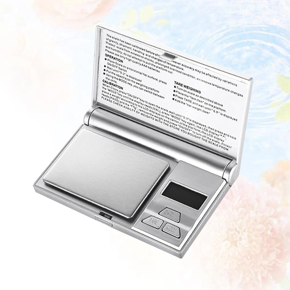 1pc Mini Electronic Scale Multifunction Precise Balance Weigh up Machine Jewelry Scale without Battery (500g/0.1g)