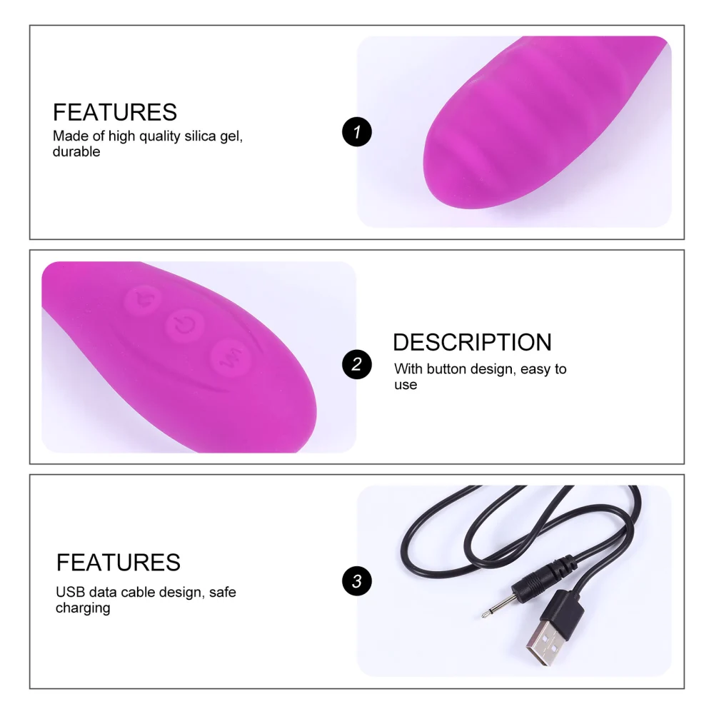 Portable Female Vibrator Women Vibrating Toy Vagina Stimulator for Home Bedroom