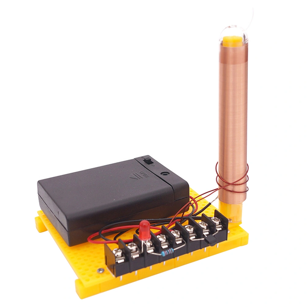 1 Set Wireless Electricity Transmission Kit Play Toy DIY Model Toy Teaching Tools without Battery (Assorted Color)