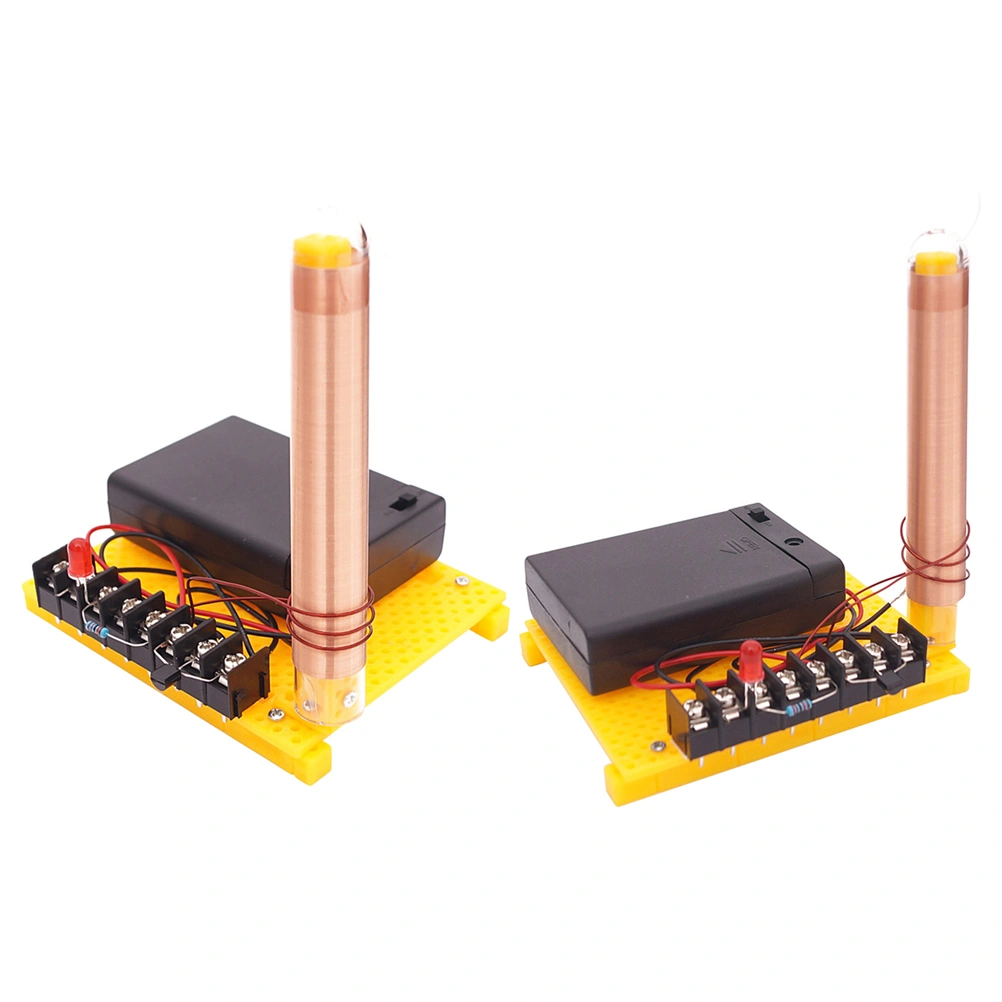 1 Set Wireless Electricity Transmission Kit Play Toy DIY Model Toy Teaching Tools without Battery (Assorted Color)