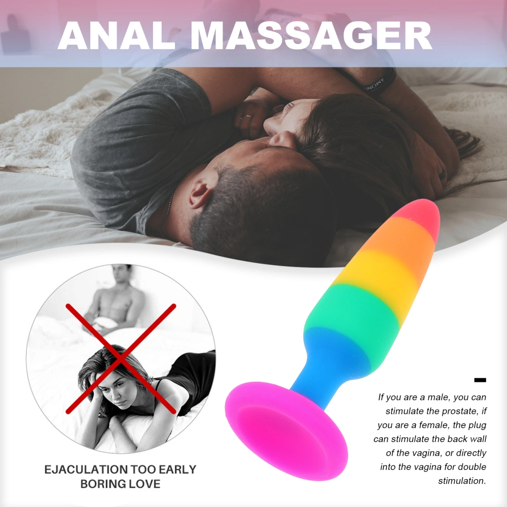 1Pc Sex Anal Plug Female Masturbatory Toy Household Adult Flirting Plaything