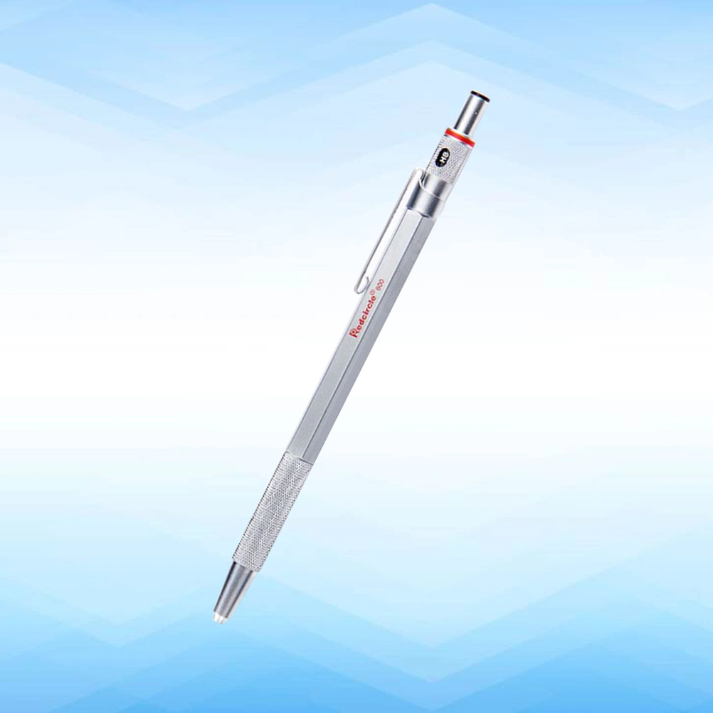 0.7mm Mechanical Pencil Starter Set Automatic Pencils Refill Leads for Writing Drawing Drafting(Silver)