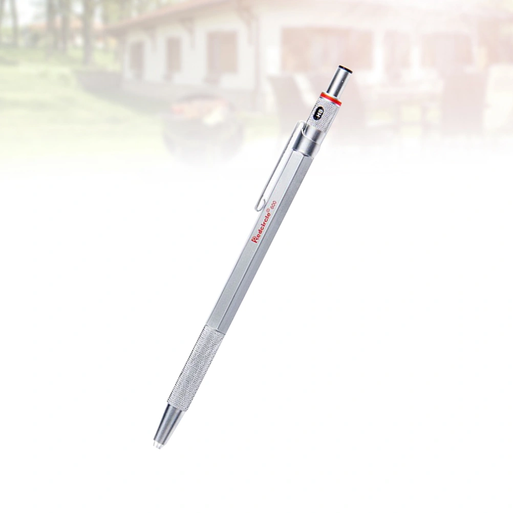 0.7mm Mechanical Pencil Starter Set Automatic Pencils Refill Leads for Writing Drawing Drafting(Silver)