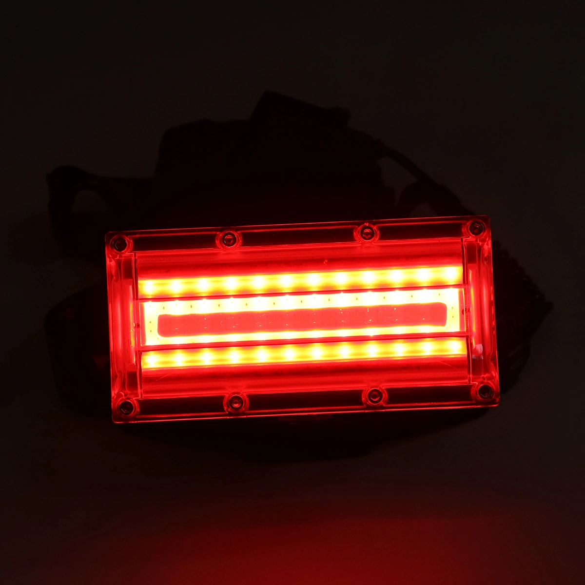 LED COB Headlamp Flashlight Rotatable Super Bright Head Torch Head Lamp For for Outdoor Running Camping Hiking Walking with Cable and Battery (Black)