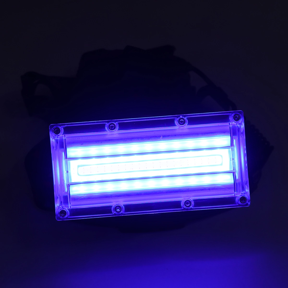 LED COB Headlamp Flashlight Rotatable Super Bright Head Torch Head Lamp For for Outdoor Running Camping Hiking Walking with Cable and Battery (Black)