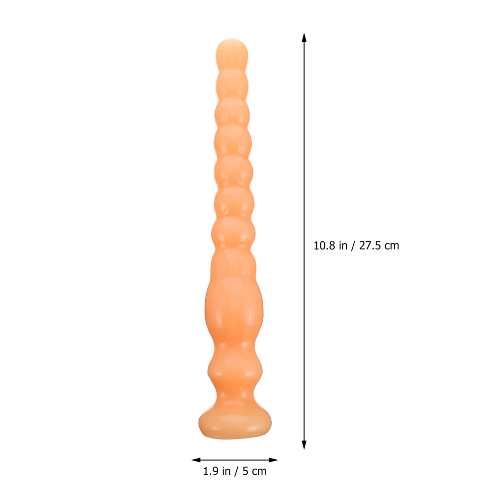 Vibrating PVC Plug Men Women Vibrant Massager Stimulator Anal Plug Bead Toy