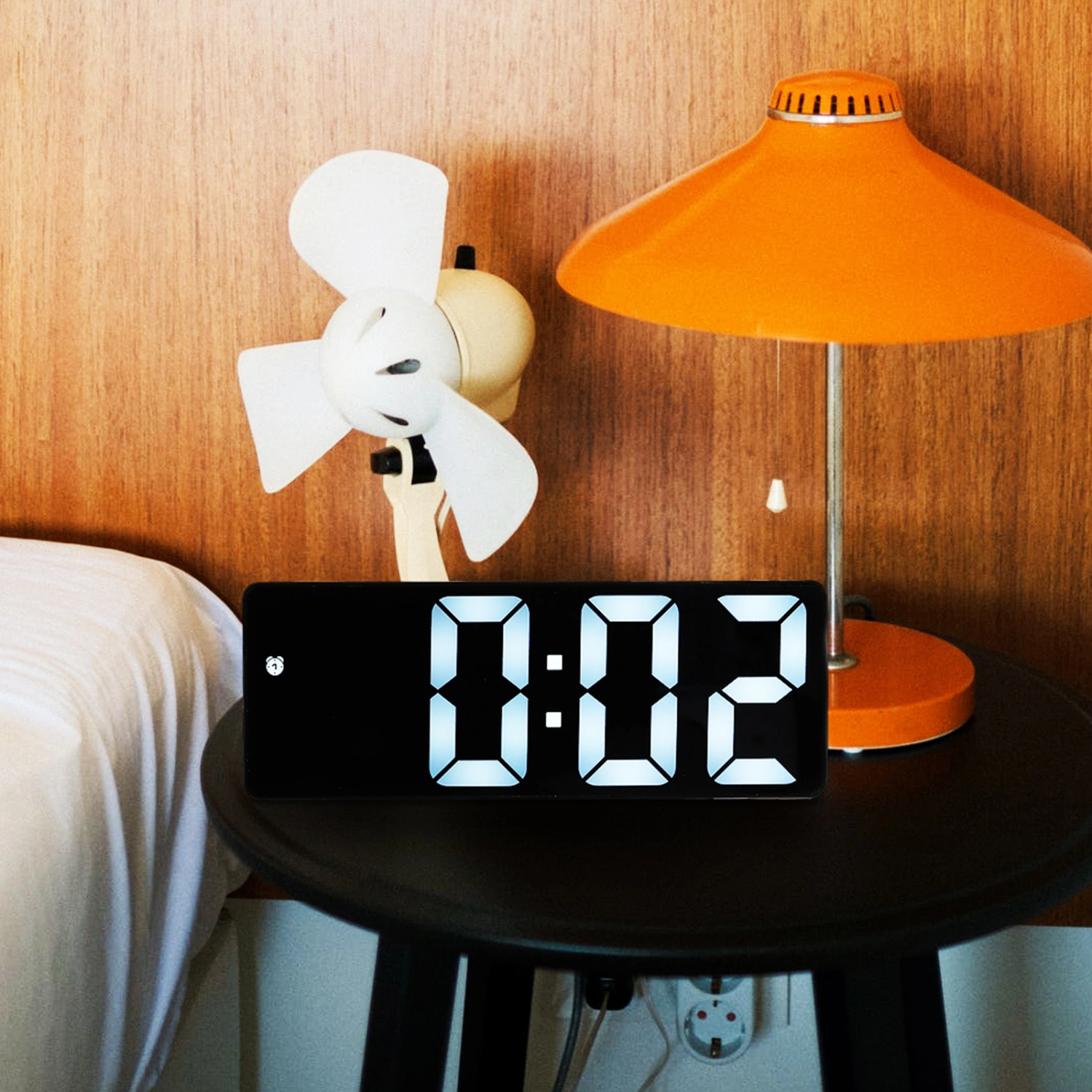 Digital Alarm Clock Mirror LED Clock Digital Alarm Clock Table Desktop Clock