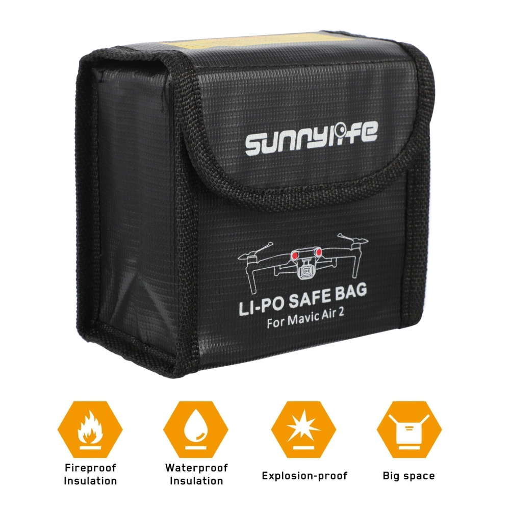 Durable Battery Safe Bag Useful Battery Storage Bag Compatible with Mavic Air 2