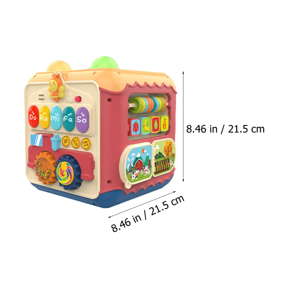 Baby Activity Cube Six-sided Interactive Educational Toy for Early Development