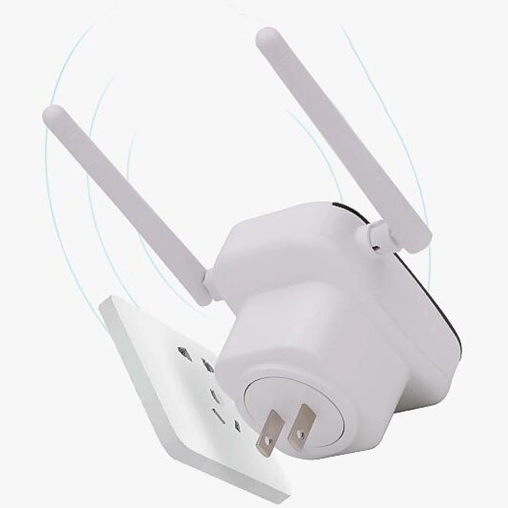 Wifi Signal Booster Wireless Router Repeater Antenna Amplifier (EU Plug White)