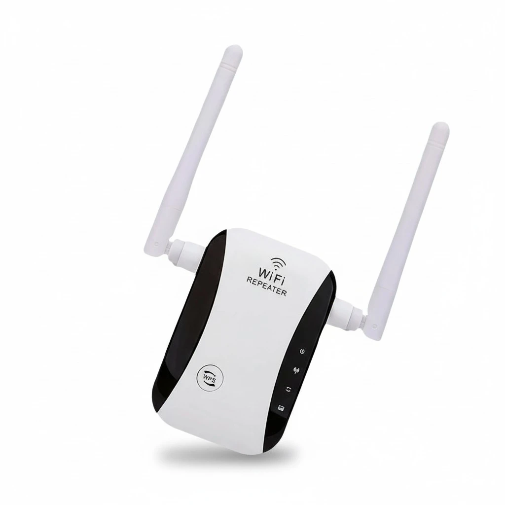 Wifi Signal Booster Wireless Router Repeater Antenna Amplifier (EU Plug White)