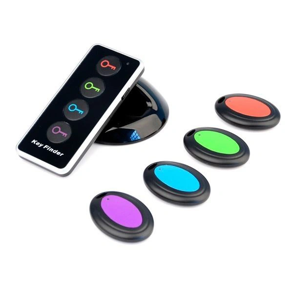 4-in-1 Wireless Radio Electronic Keyfinder Key Locator (Black)