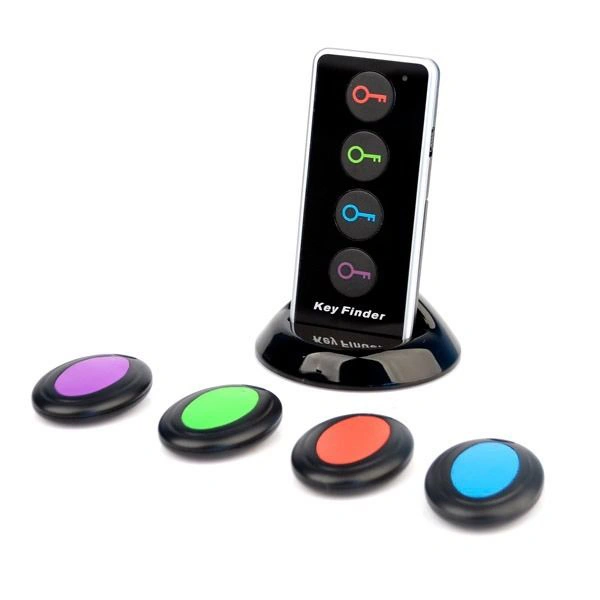 4-in-1 Wireless Radio Electronic Keyfinder Key Locator (Black)