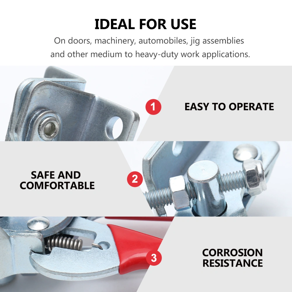 Adjustable Self-locking Hasp Stainless Steel Carriage Lock Anti-vibration Hasp