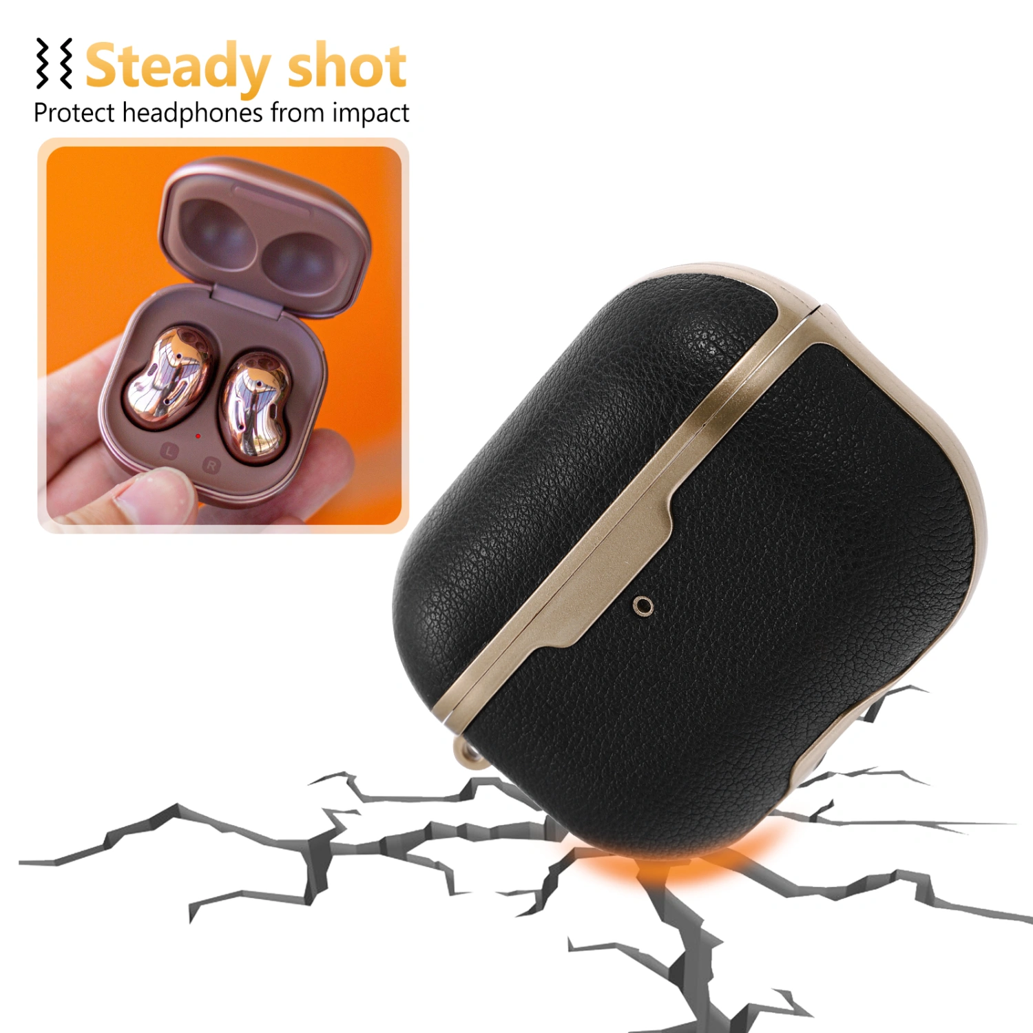1pc Wireless Headphone Protective Case Earphone Shell Compatible for Airpods Pro