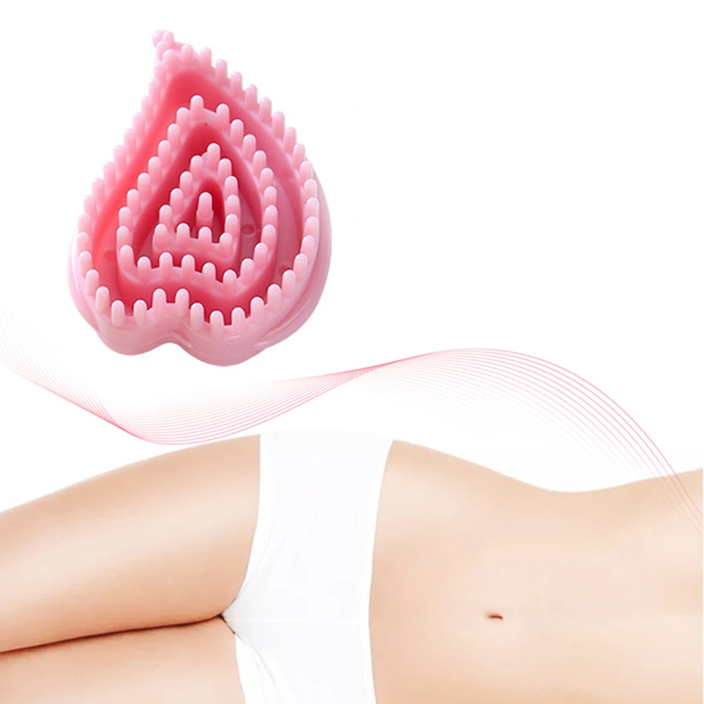 3pcs Silicone Breast Massager Environmental Woman Uber Meridian Massage Brush (Random Color)