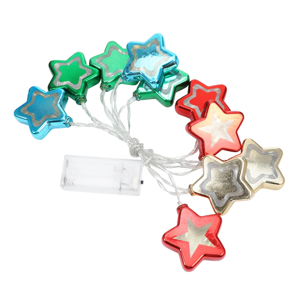 1Pc Lovely Star Shaped LED String Lamp Curtain Decorative Lamp String for Party