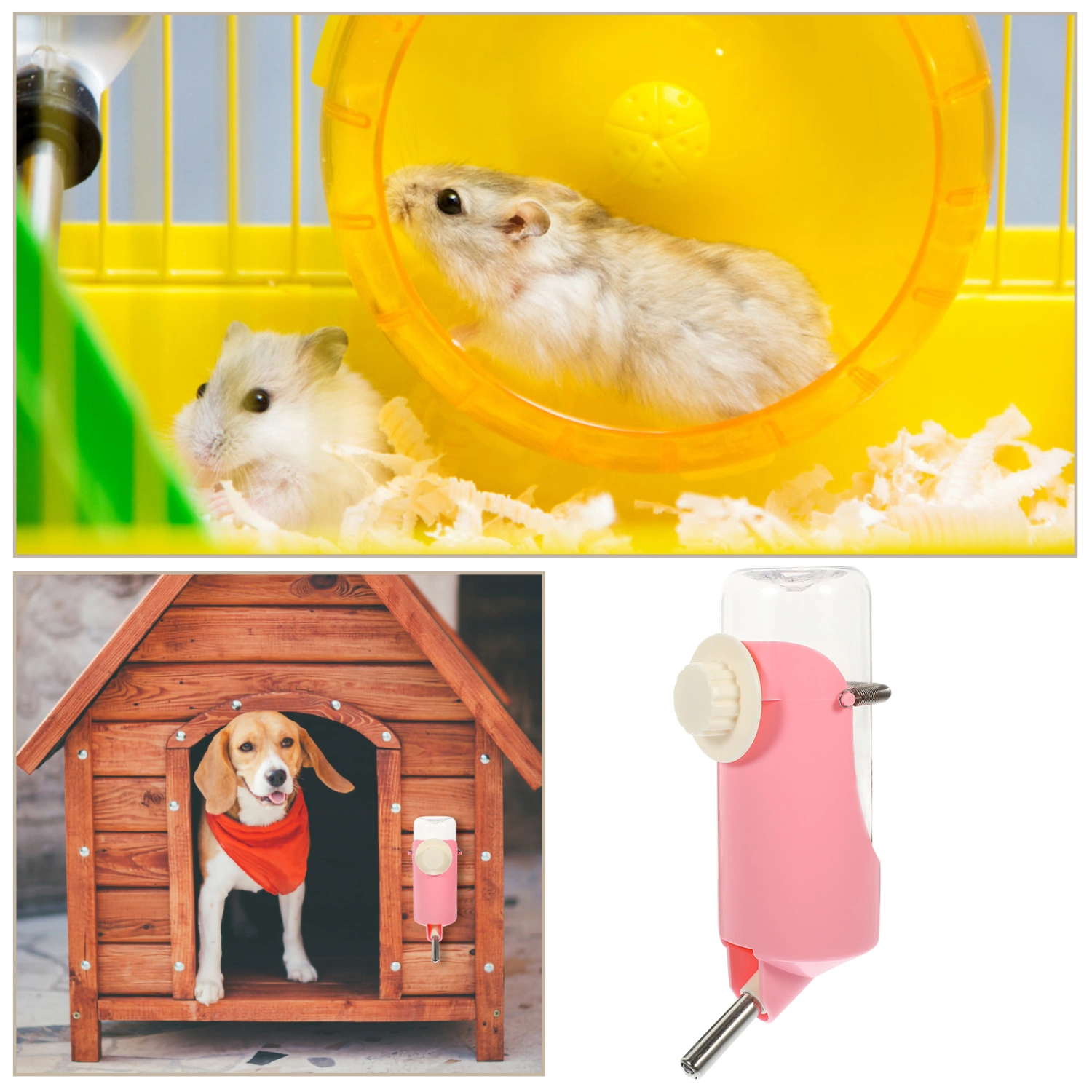 Pet Water Feeder Bottle Rabbit Water Bottle Hamster Water Feeder Bottle Water Feeder for Cat Dog