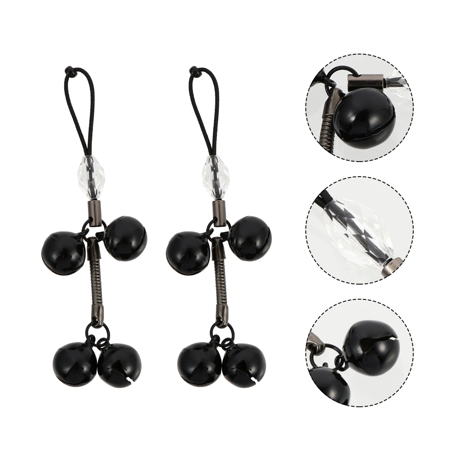 1 Pair Metal Bell Nipples Decoration Women Body Jewelry Nipples Ring Clips