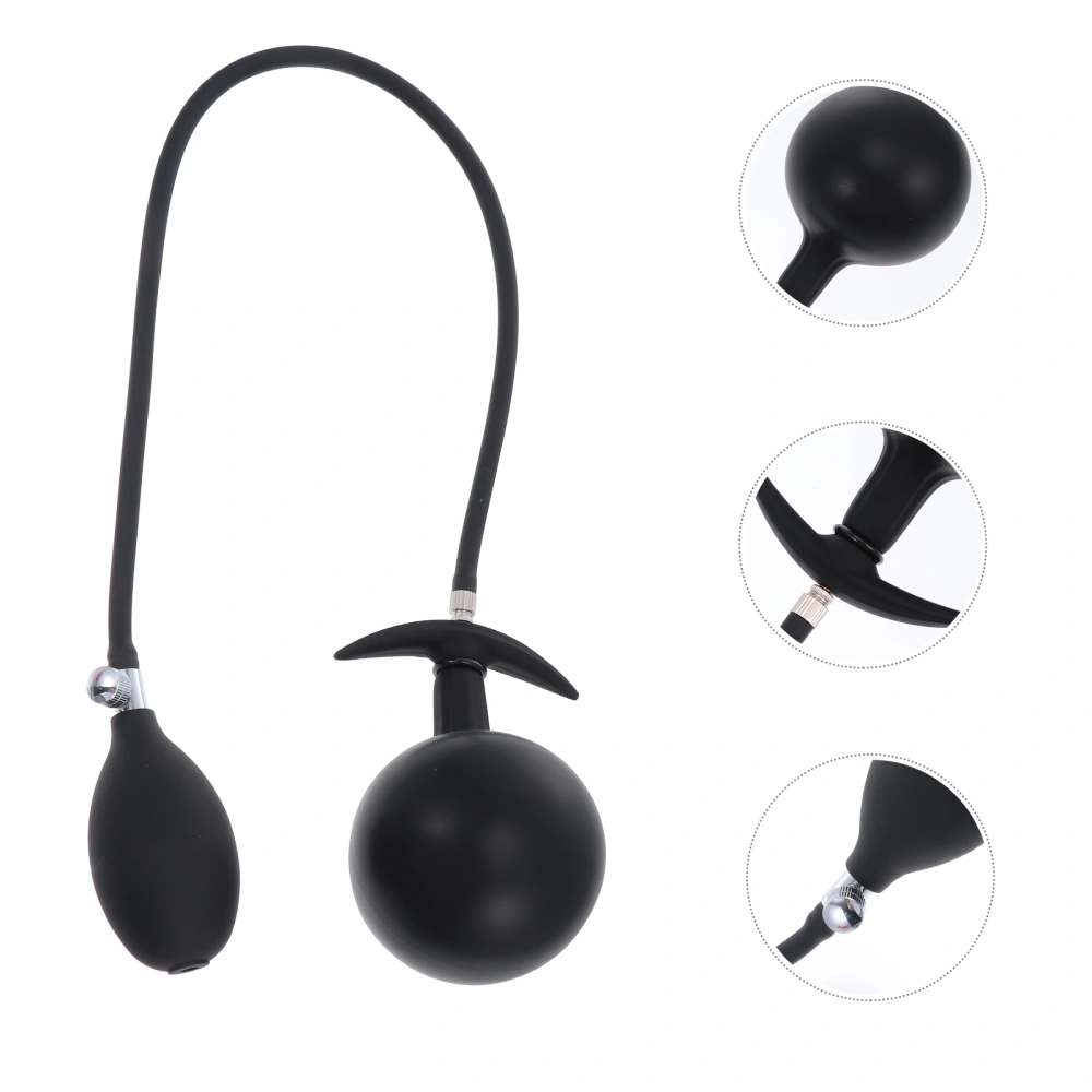 Inflatable Steel Ball Anal Plug Anal Expansion Butt Plug G spot Stimulator