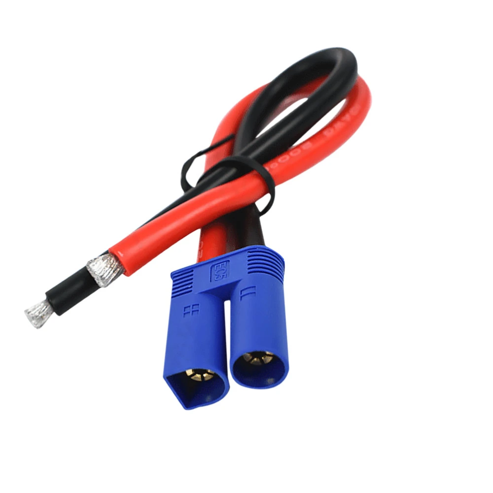 1pc 0.3M EC5 Male Plug Cable Waterproof Battery Adapter Cable Car Emergency Start Power Plug Wire