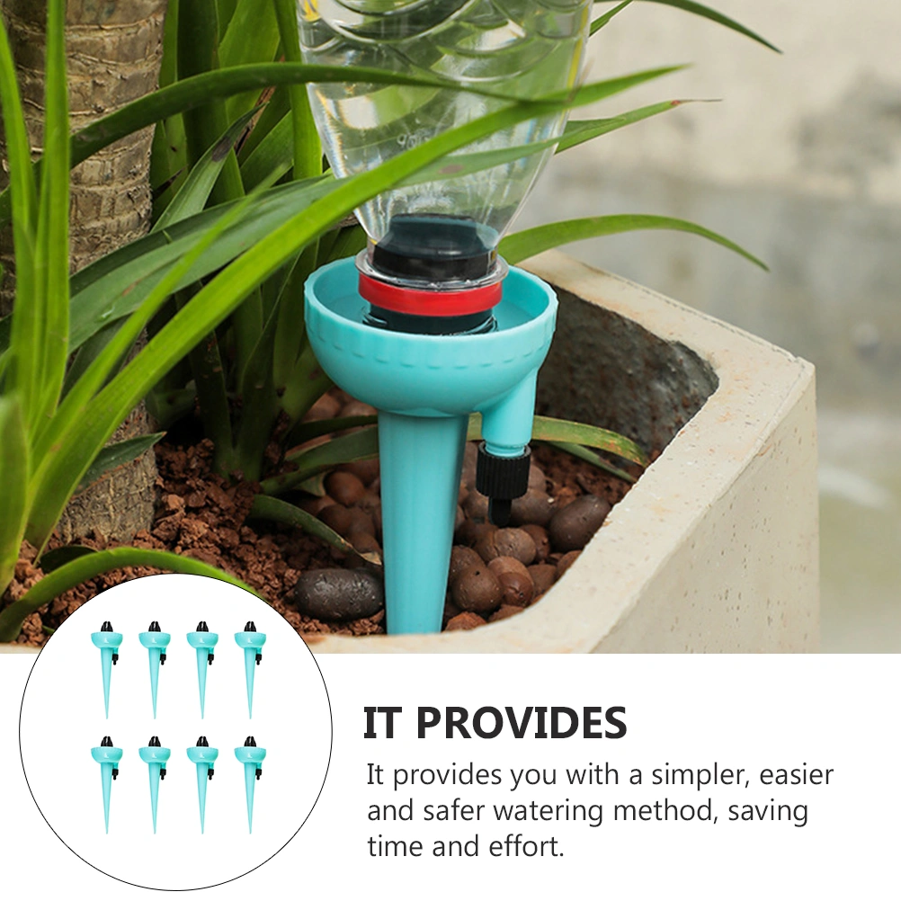 8pcs Potted Automatic Watering Device Adjustable Water Flow Dripper for Home