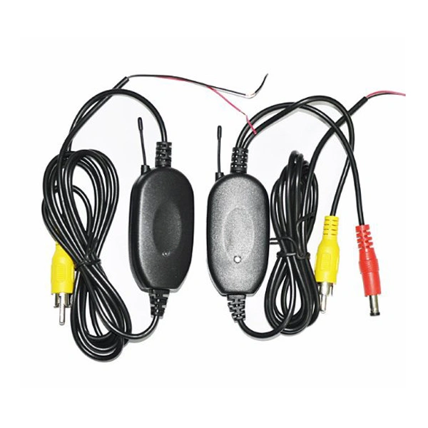 2.4GHz Wireless AV Color Video Transmitter & Receiver Kit for Car Rear-view Camera and Monitor 