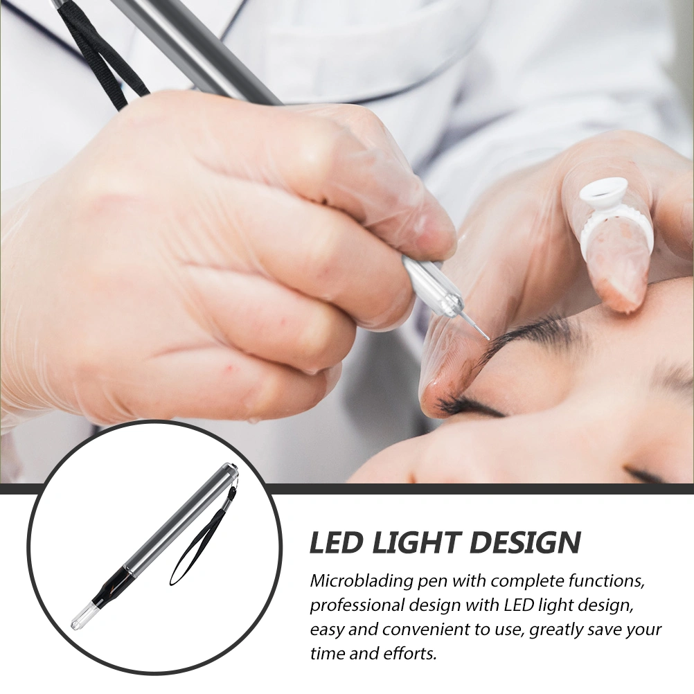 Tattoos Multipurpose Single Headed Pens Microblading Pen with LED Light